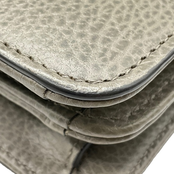 Gucci Interlocking G Chain Shoulder Bag Gray - Picture 4 of 9